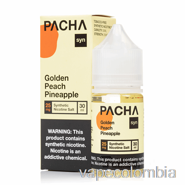 Vape Kit Completo Golden Melocotón Piña - Pacha Syn Sales - 30ml 25mg